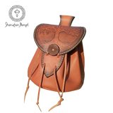 Leather Pouch 'World Tree'