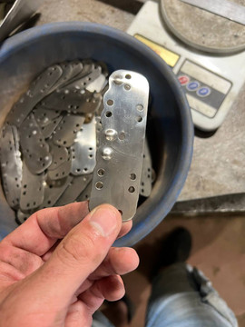 Curved Titanium Plate