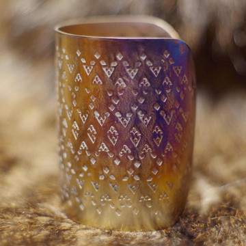 Titanium Cuff Bracelet 80x1 mm