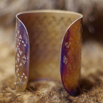 Titanium Cuff Bracelet 80x1 mm