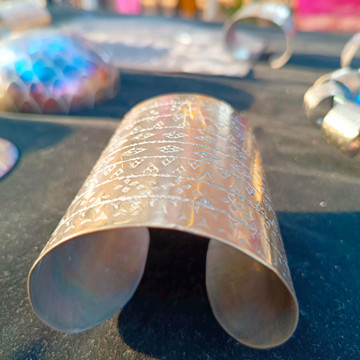 Titanium Cuff Bracelet 80x1 mm