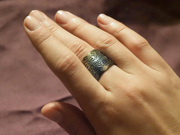 Titanium Ring Wide