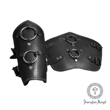 LARP Leather Vambraces Type 1