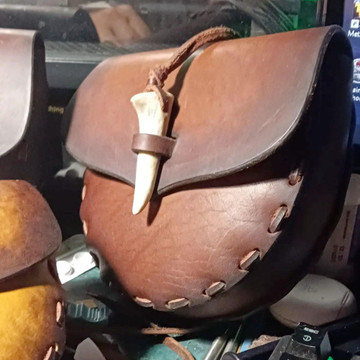 Leather Waist Bag 'Horn' S