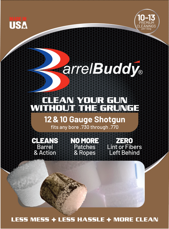BARRELBUDDY BROWN - Fits 12 Gauge & 10 Gauge Shotguns