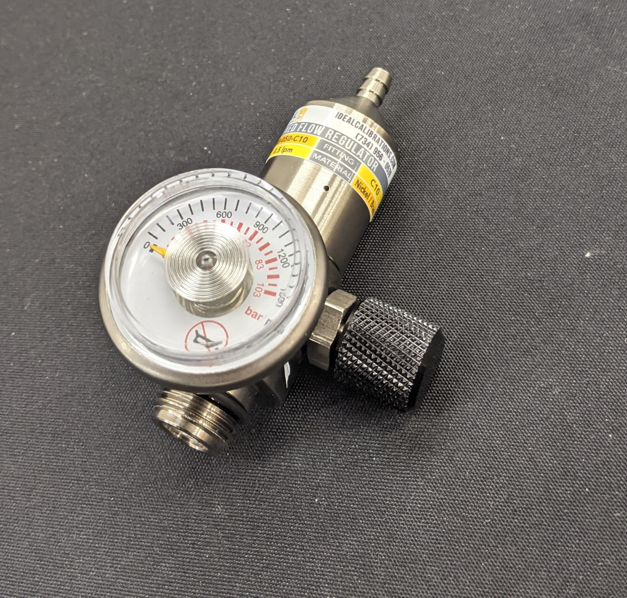 0.5 LPM Fixed Flow C10 Calibration Gas Regulator