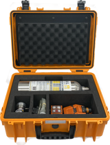 Introducing the Ideal Gas Detection Case - the ultimate solution for safe and efficient storage and transport of your 34L or 58L calibration gas cylinder.