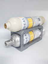 Calibration gas cylinder holder
