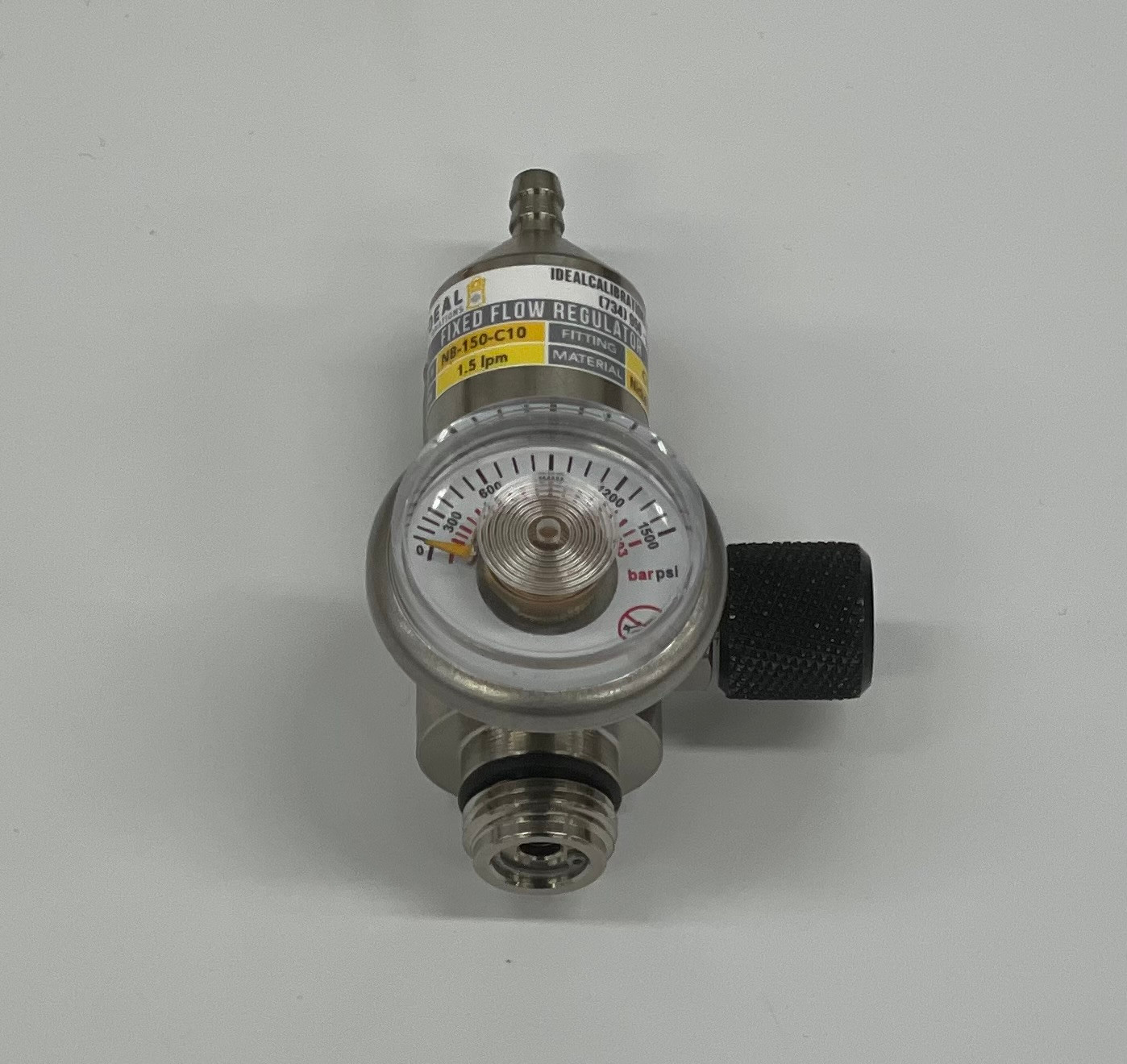 1.0lpm Fixed Flow C10 Calibration Gas Regulator