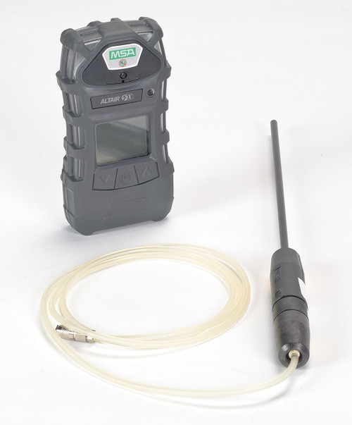 New MSA Altair 5X gas detector, with CO, H2S, LEL, O2, and SO2 sensors. Monochrome