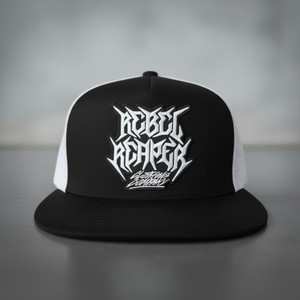 Logo Hat - Black / White (White Mesh)