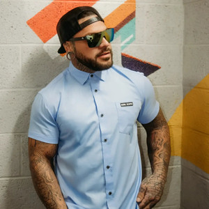 Light Blue Bamboo Button Up Shirt - Rebel Reaper Clothing Company