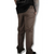 Brown rebel reaper chino pants with flex-tek stretch for casual comfort