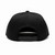 Black baseball cap on a white background