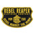 Rebel Reaper Gold Embroidered Patch with Gold Lettering for Rebel Reaper’s Signature Style