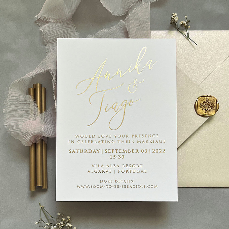 Sample of Modern Wedding Invitations