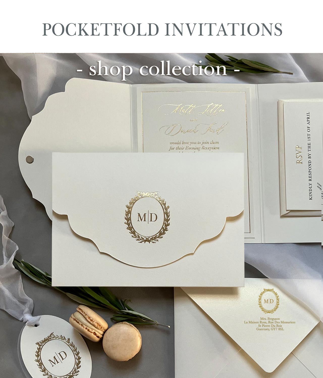 Pocketfold Wedding Invitations