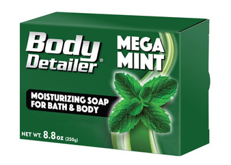 Mega Mint bath soap bar with coconut and palm oil