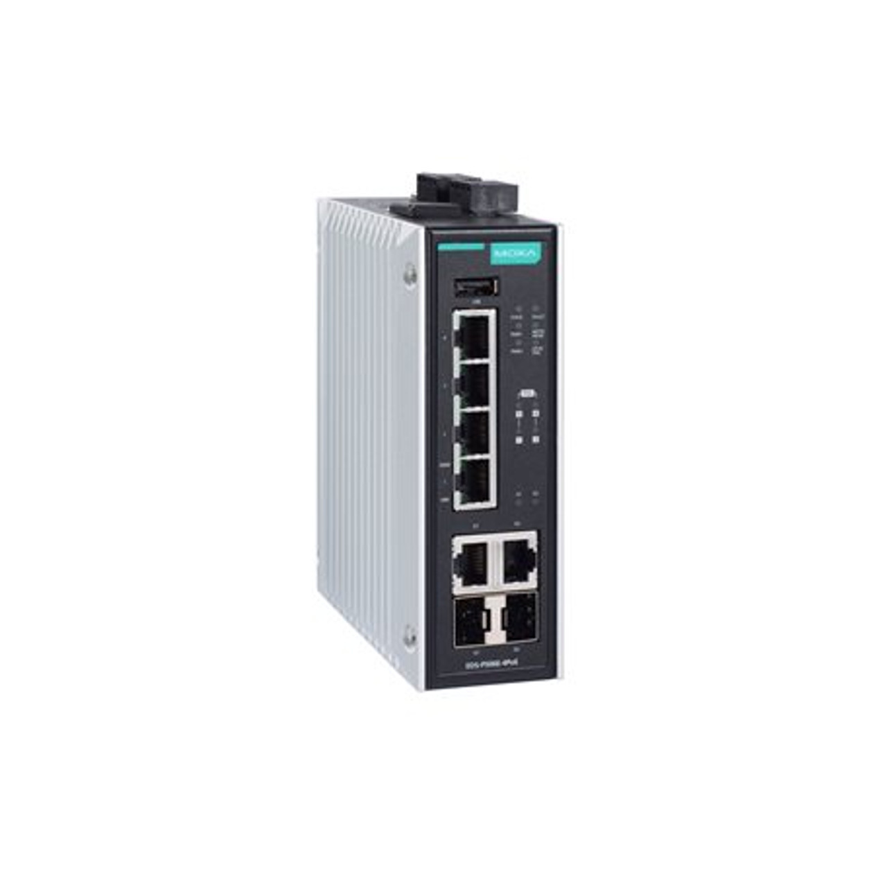 Moxa EDS-P506E-4PoE-2GTXSFP Managed Ethernet PoE Switch with 4...