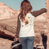 Wildust Sisters Ride & Shine Tee - White/Khaki