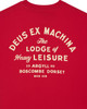 Deus Mini Tee - Lava Falls Red