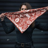 Wildust Sisters Western Red Moto Scarf