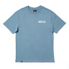 Baffle Haus Flags Tee - Coastal Blue