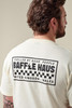 Baffle Haus Flags Tee - Soft Cream