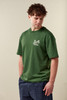 Baffle Haus Mustang Tee - Forest Green