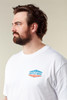 Baffle Haus Retro Tee - Crisp White