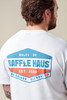 Baffle Haus Retro Tee - Crisp White