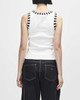 Deus Rally Shield Tank - Antique White