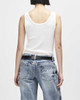 Deus June Shield Tank - Vintage White