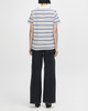 Deus Pierre Stripe Tee - Cream-Blue