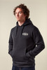 Baffle Haus Retro Hoodie - Jet Black