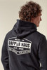 Baffle Haus Retro Hoodie - Jet Black