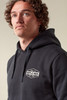 Baffle Haus Retro Hoodie - Jet Black
