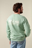 Baffle Haus Flags Sweatshirt - Granite Green