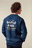 Baffle Haus Coffee & Motors Sweatshirt - Pageant Blue
