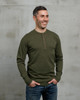 Pike Brothers 1927 Henley Shirt Mojave Green LS Tee