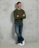 Pike Brothers 1927 Henley Shirt Mojave Green LS Tee