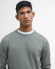Barbour Pima Cotton Crew Neck Sweater - Agave Green