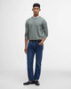 Barbour Pima Cotton Crew Neck Sweater - Agave Green