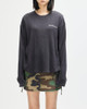 Deus Washed Waffle LS Top - Anthracite Grey