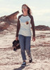 Wildust Sisters Ride & Shine Tee - White/Khaki