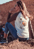 Wildust Sisters Ride & Shine Tee - White/Khaki