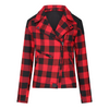 MotoGirl Jessie Flannel Jacket (Red)