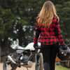 MotoGirl Jessie Flannel Jacket (Red)