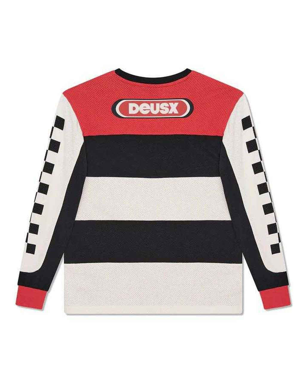 【Deus Ex Machina】 Vilander Moto Jersey / 追跡付 Deus Vilander Moto Jersey - Valiant Red - Baffle Haus