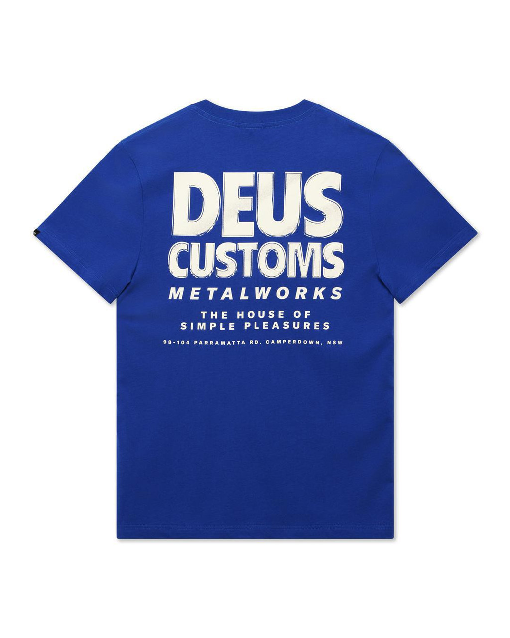 Deus Chromium Tee - Classic Blue - Baffle Haus
